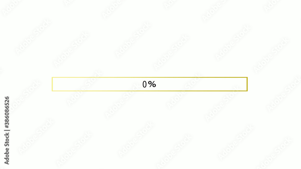 Yellow gradient waiting loading bar on white background, Waiting loading bar Yellow gradient waiting loading bar on white background, Waiting loading bar