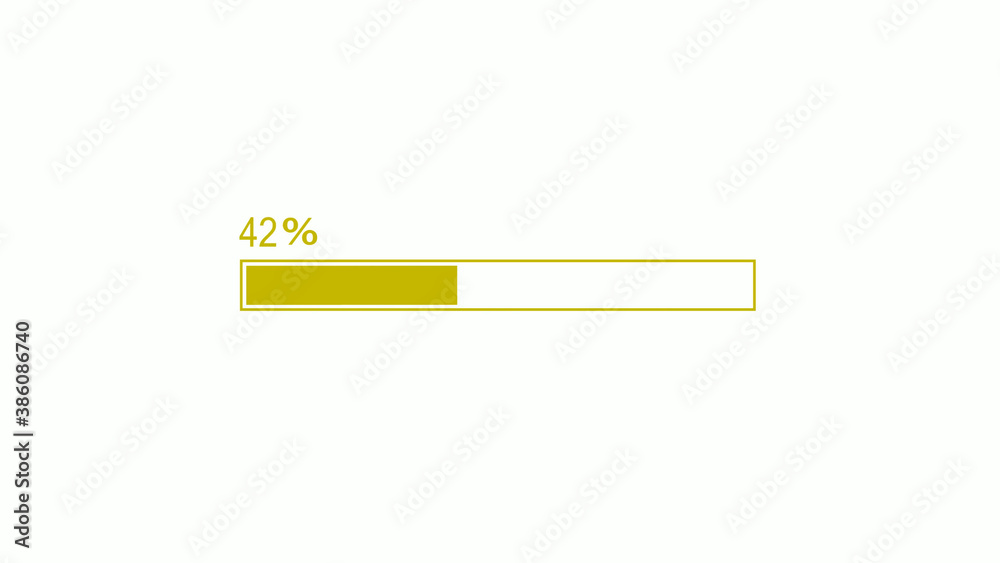 New yellow color waiting loading bar icon on white background, Loading bar New yellow color waiting loading bar icon on white background, Loading bar