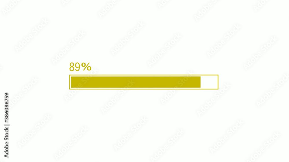 New yellow color waiting loading bar icon on white background, Loading bar New yellow color waiting loading bar icon on white background, Loading bar
