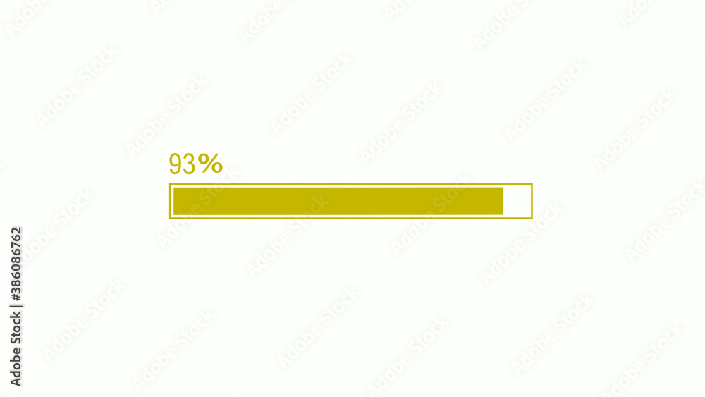 New yellow color waiting loading bar icon on white background, Loading bar New yellow color waiting loading bar icon on white background, Loading bar