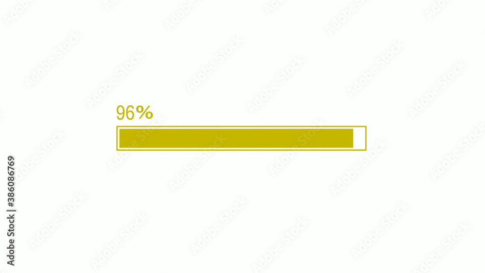 New yellow color waiting loading bar icon on white background, Loading bar New yellow color waiting loading bar icon on white background, Loading bar