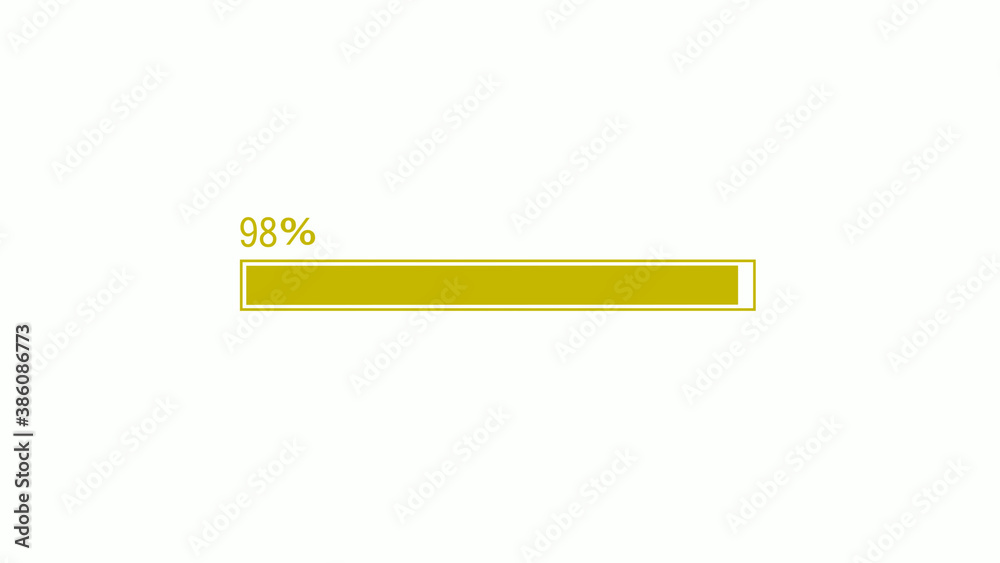 New yellow color waiting loading bar icon on white background, Loading bar New yellow color waiting loading bar icon on white background, Loading bar