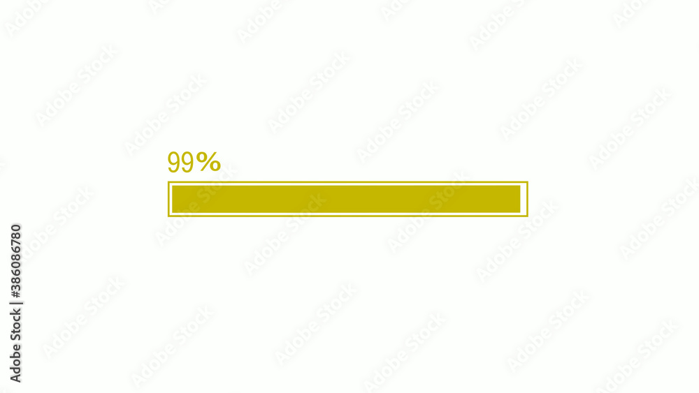 New yellow color waiting loading bar icon on white background, Loading bar New yellow color waiting loading bar icon on white background, Loading bar