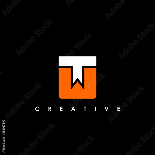 TW Letter Initial Logo Design Template Vector Illustration	

