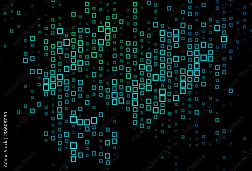 Dark Blue, Green vector backdrop with rhombus. Dark Blue, Green vector backdrop with rhombus.