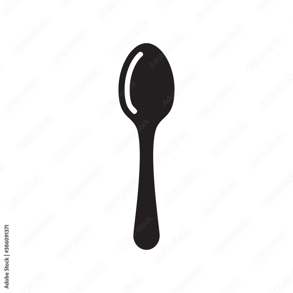 spoon icon vector symbol template spoon icon vector symbol template