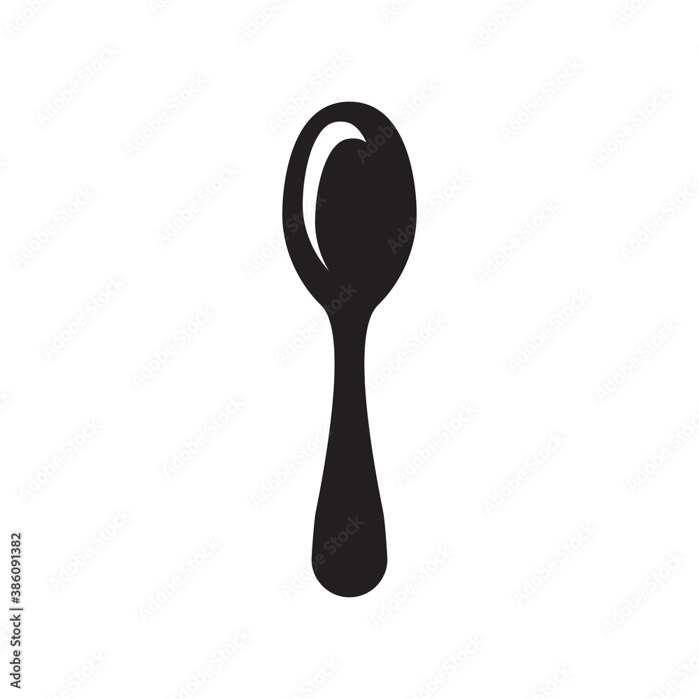 spoon icon vector symbol template spoon icon vector symbol template