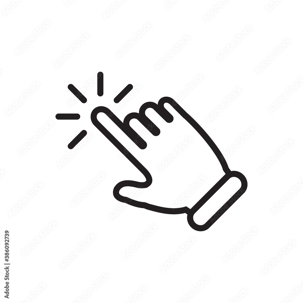 finger touch icon vector symbol template finger touch icon vector symbol template