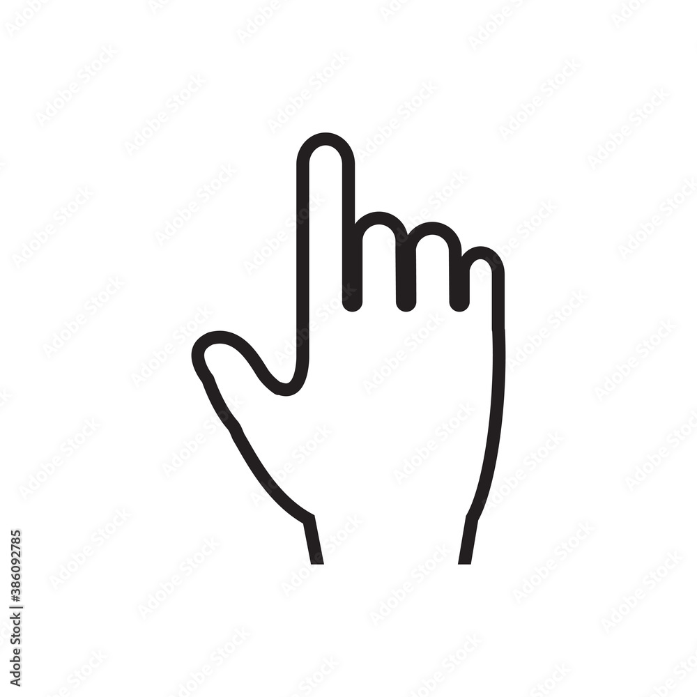 finger touch icon vector symbol template finger touch icon vector symbol template