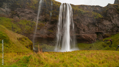Iceland waterfall Seljalandsfoss