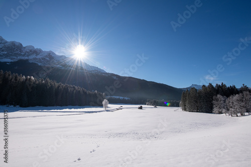 Winterlandschaft bei Bad Mitterndorf, Salzkammergut, Steiermark, Österreich © Sonja Birkelbach