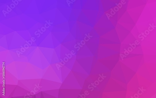 Light Pink, Blue vector abstract polygonal cover.