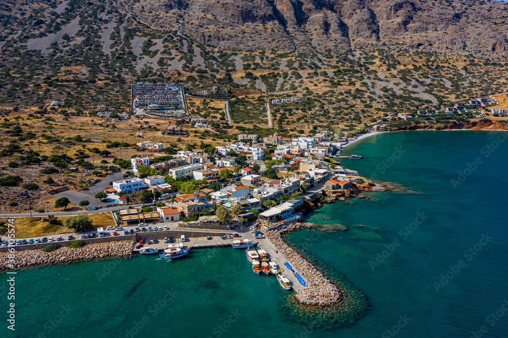 Plakas Crete from above | Luftbilder von Plakas auf Kreta