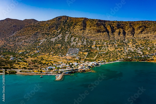 Plakas Crete from above | Luftbilder von Plakas auf Kreta photo