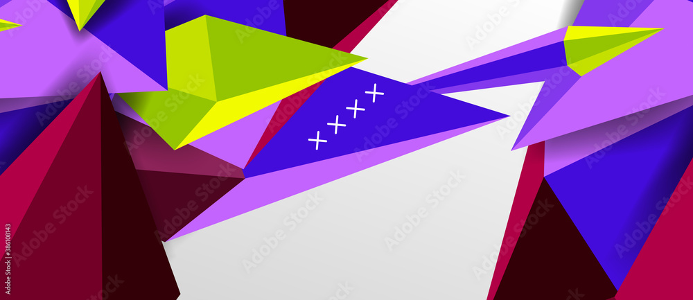 3d low poly abstract shape background vector illustration 3d low poly abstract shape background vector illustration