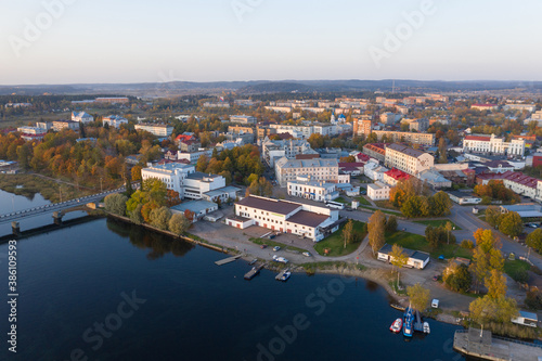 Marina in Sortavala. The departure point for boats to the Ladoga skerries and to the island of Valaam.