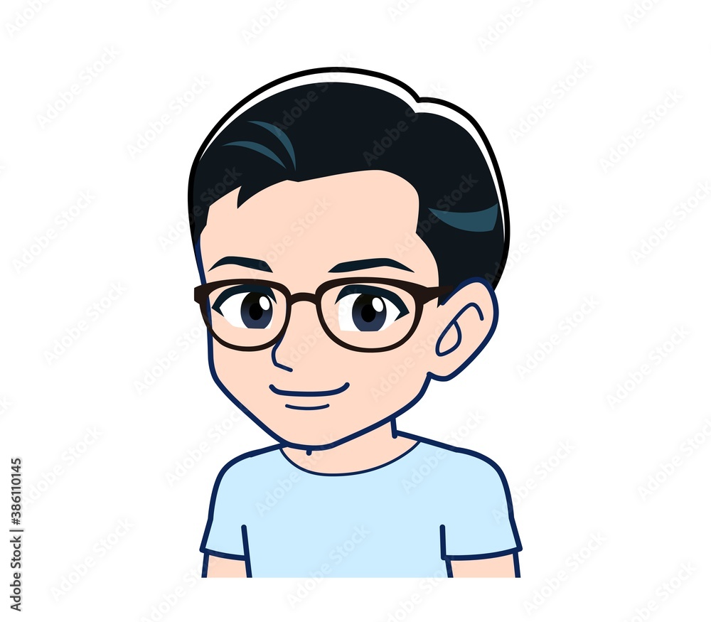 Young man in a light blue T-shirt Young man in a light blue T-shirt