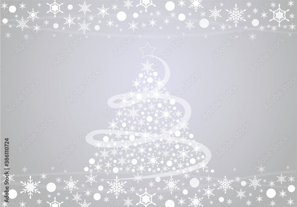 雪の結晶のクリスマスツリー イラスト
雪の結晶のクリスマスツリー イラスト