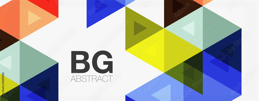 Mosaic triangle pattern abstract background for cover, banner, flyer and poster and other template Mosaic triangle pattern abstract background for cover, banner, flyer and poster and other template