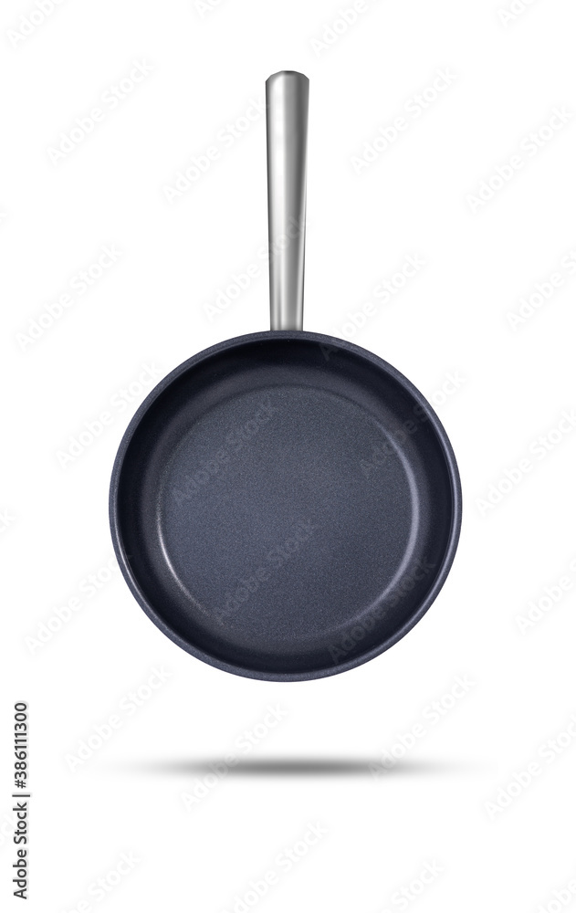 Frying pan, isolated on white background Frying pan, isolated on white background
