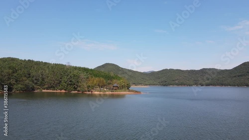 Wallpaper Mural 부산 회동 수원지 항공뷰, Skyview, Hoedong Catchment Basin, Busan, Republic of Korea Torontodigital.ca