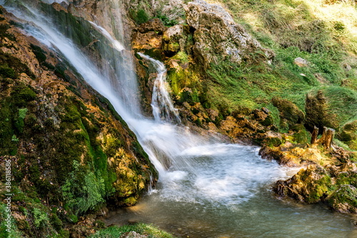 Gostilje waterfall at Zlatibor mountain in Serbia © BGStock72