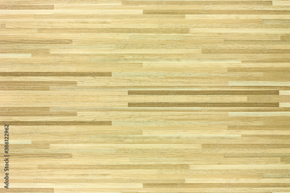 Hardwood maple basketball court floor viewed from above. Hardwood maple basketball court floor viewed from above.