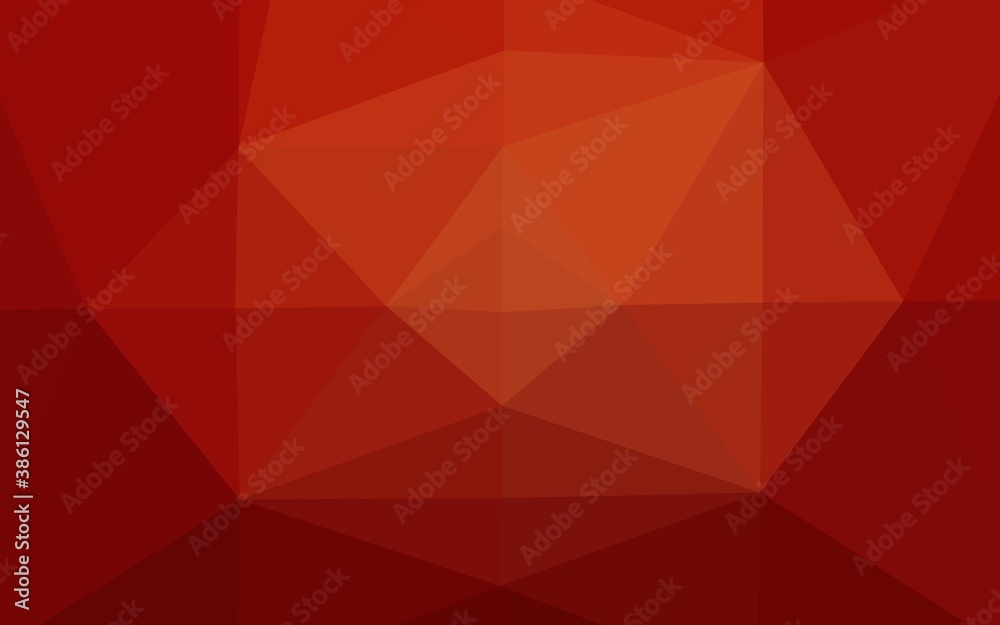 Light Red vector shining triangular background. Light Red vector shining triangular background.