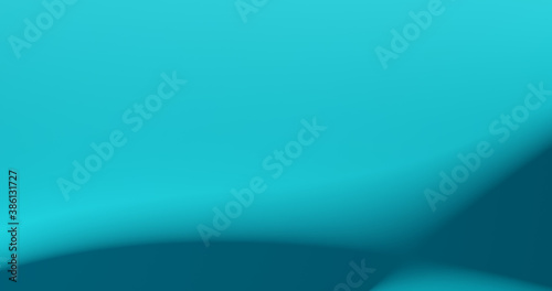 Abstract 4k resolution defocused background for wallpaper, backdrop and sophisticated technology or fashion design. Dark cyan blue and shades of blue colors.