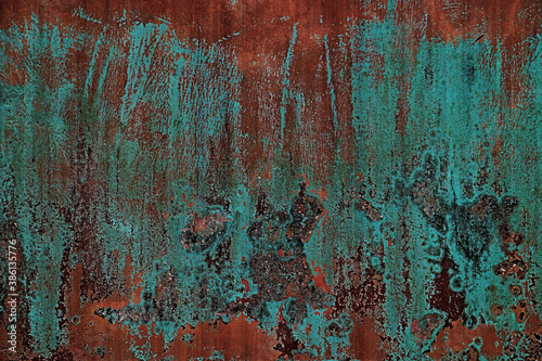 colorful rusty metal grunge background