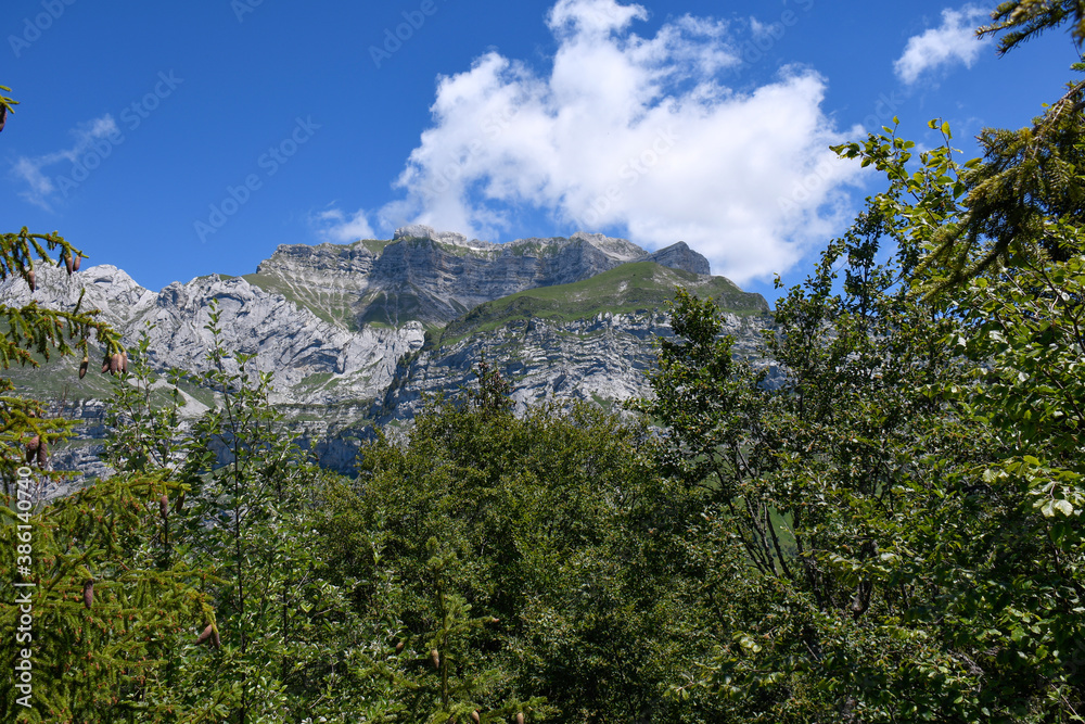 randonné près du col de la Forclaz, Annecy, Savoie , France