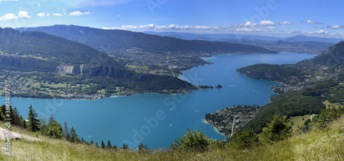 Lac d Annecy depuis le col de la Forclaz