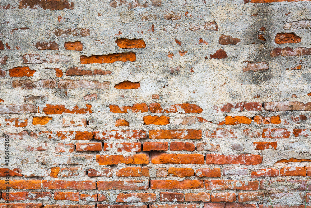 Naklejka premium old brick wall as background, bricks