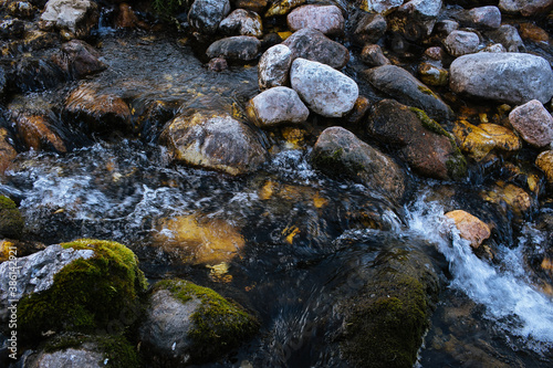Stream running through the stones