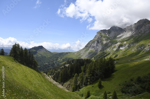Fototapeta Naklejka Na Ścianę i Meble -  Savoie, col de l'Arpetaz