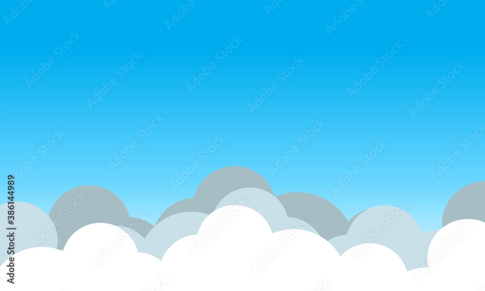 Sky and Clouds Background. Stylish design with a flat poster, flyers, postcards, web banners. Isolated Object. Vector illustration. Sky and Clouds Background. Stylish design with a flat poster, flyers, postcards, web banners. Isolated Object. Vector illustration.