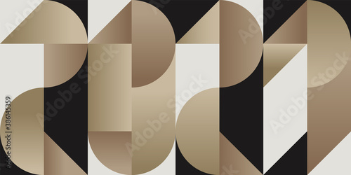 2021 geometric typography design. Esp10 vector. photo