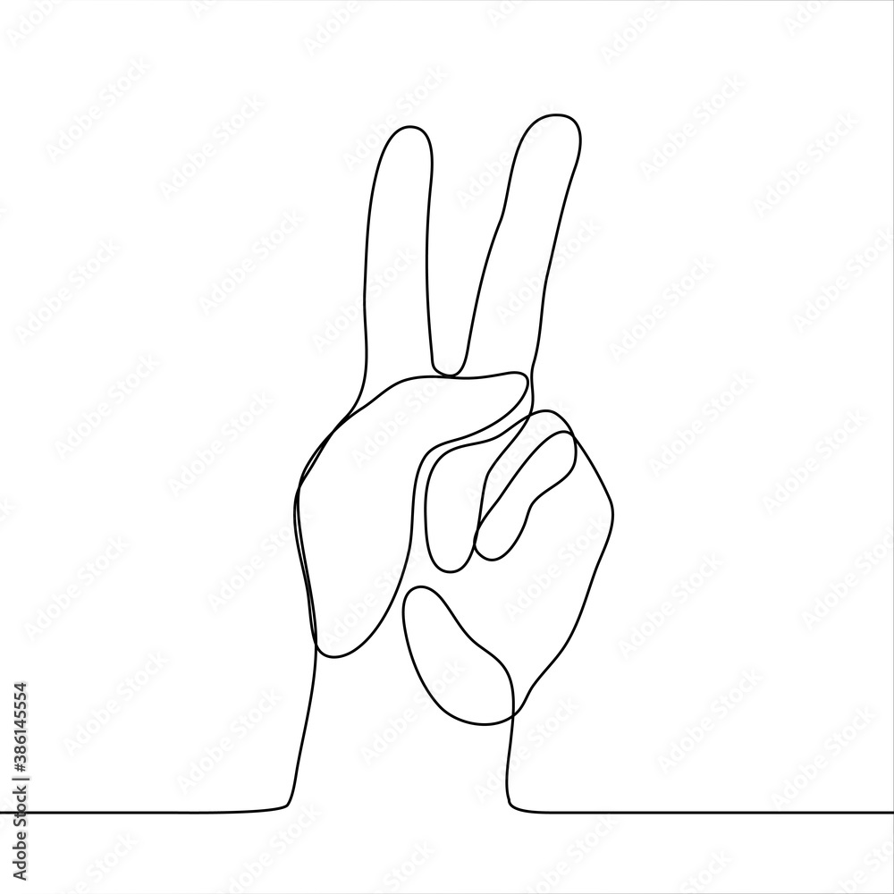 a hand gesture showing a thumb up, meaning ok. collection of the sign  language using hand gestures. 4687751 Stock Photo at Vecteezy