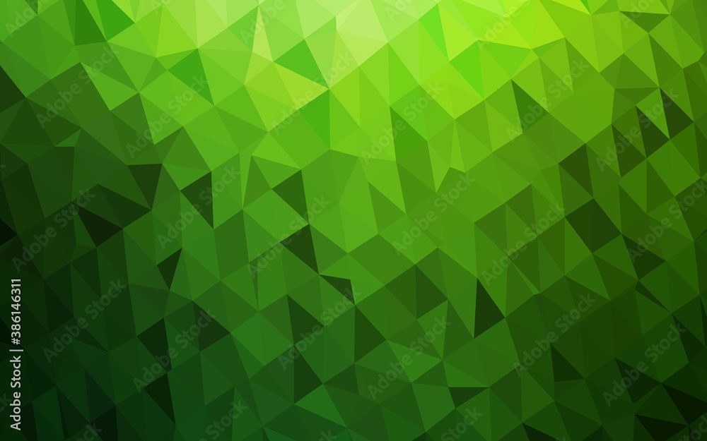 Light Green vector abstract mosaic backdrop. Light Green vector abstract mosaic backdrop.