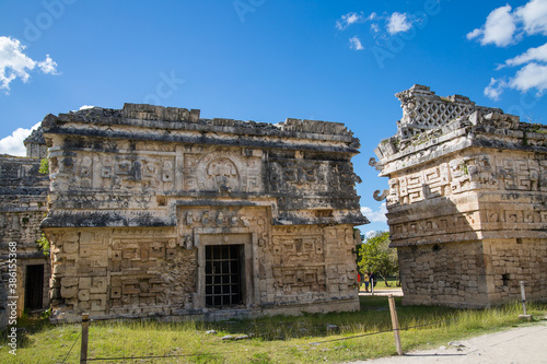 Mexico, Chichen Itzá, Yucatán. Ruins of the small temple, possibly belonged to the royal family