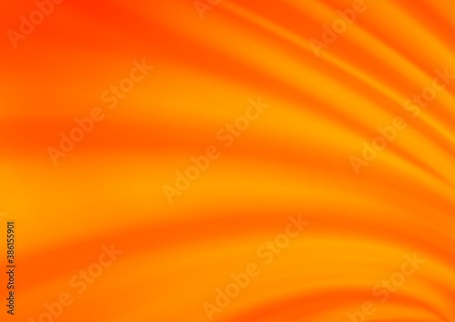 Light Orange vector bokeh pattern.