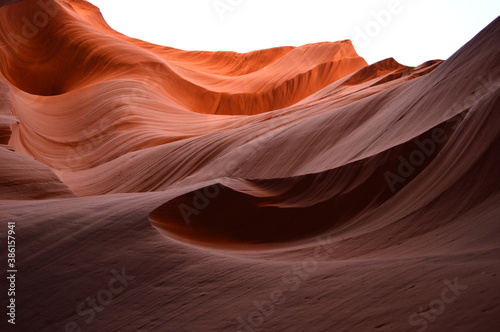 The trippy mars looking Antelope Canyon in Navajo country in Arizona, United States of America © ChrisOvergaard
