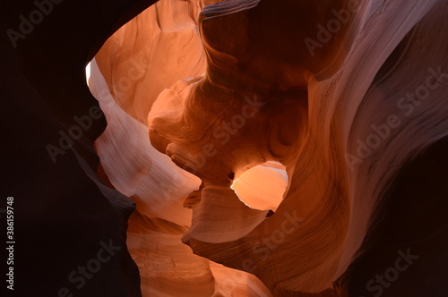 The magnificent Antelope Canyon and Horseshoe Bend by the Colorado River in Navajo country, Arizona, United States of America
