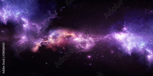Fototapeta Naklejka Na Ścianę i Meble -  space background starry sky with beautiful nebulae