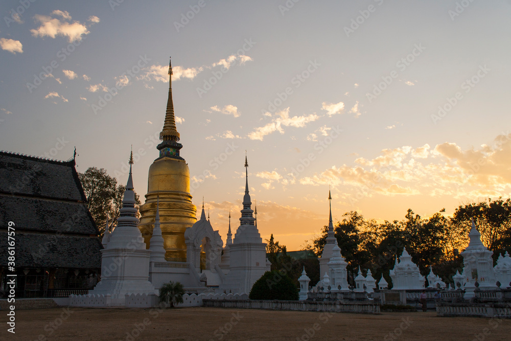Buddish temple in Chiang Mai, Wat Suan Dok