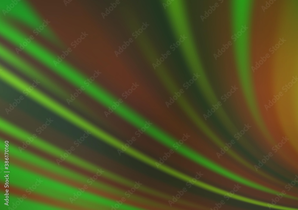Light Green vector glossy abstract template. Light Green vector glossy abstract template.
