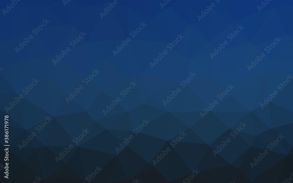 Dark BLUE vector abstract mosaic background. Dark BLUE vector abstract mosaic background.