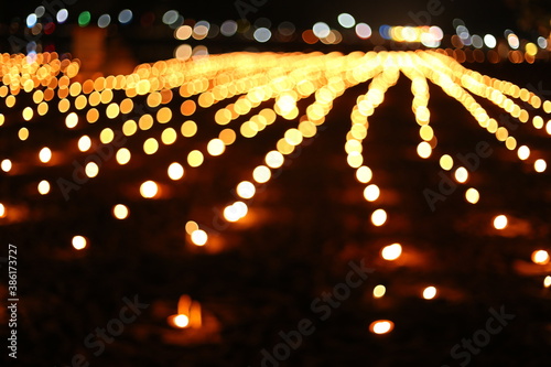 candle light bokeh background