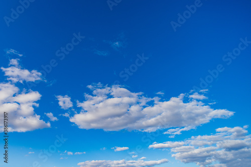 blue sky with clouds