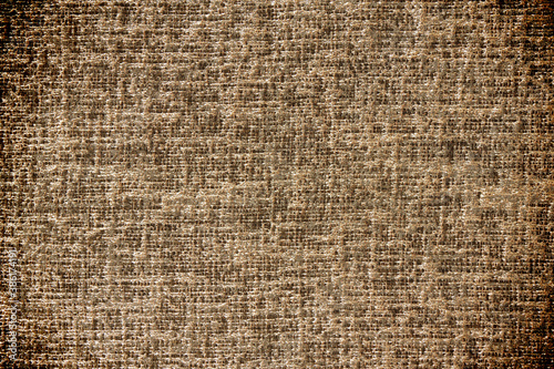 Brown fabric texture. Brown background. Copy space